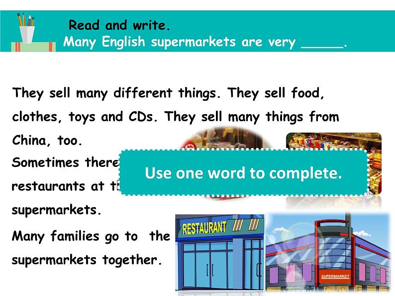 外研版(一年级起点)小学五年级英语上册Module 2 Unit 2They sell many different things. 课件08