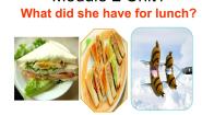 小学英语外研版 (一年级起点)五年级下册Unit 1 What did she have for lunch?多媒体教学ppt课件
