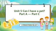 小学英语湘少版五年级上册Unit 5 Can I have a pet?教学课件ppt