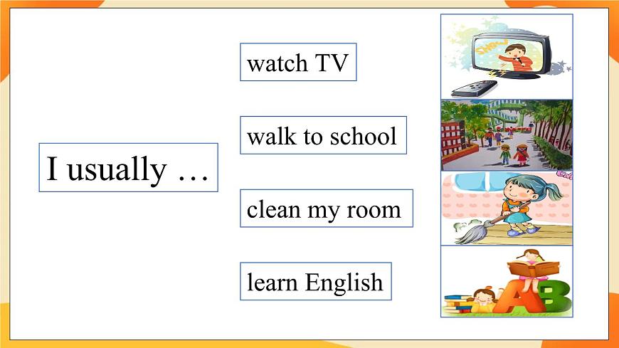 Module 3 Unit 1 She didn’t walk to school yesterday 課件第4頁(yè)