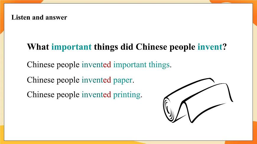 Module 4 Unit 1 Chinese people invented paper 課件第4頁