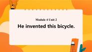 外研版 (一年级起点)四年级上册Unit 2 He invented this bicycle in 1839.一等奖课件ppt