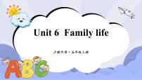 沪教牛津版(六三制一起)五年级上册Unit 6 Family life优质ppt课件