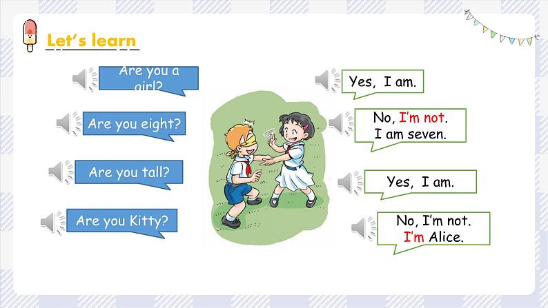 沪教版英语三年级上册 Unit 3《Are you Kitty?》(第二课时)课件+教案05