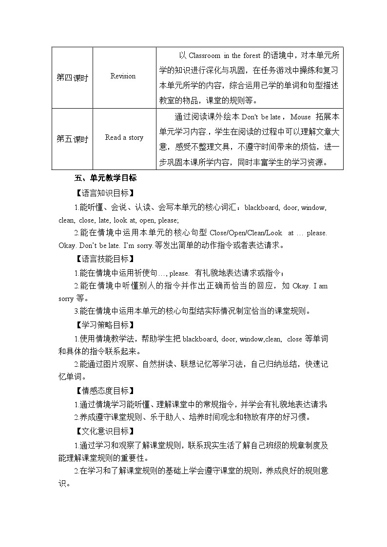沪教版英语三年级上册 Unit 7《In the classroom》(第三课时)课件+教案03