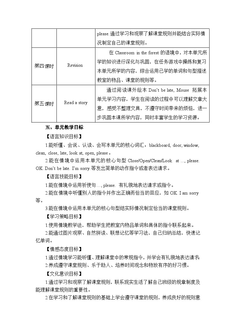 沪教版英语三年级上册 Unit 7《In the classroom》(第四课时)课件+教案03