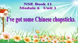 外研版（一年级起点）小学六年级英语上册Module 6 Unit 1 I've got some Chinese chopsticks.   课件