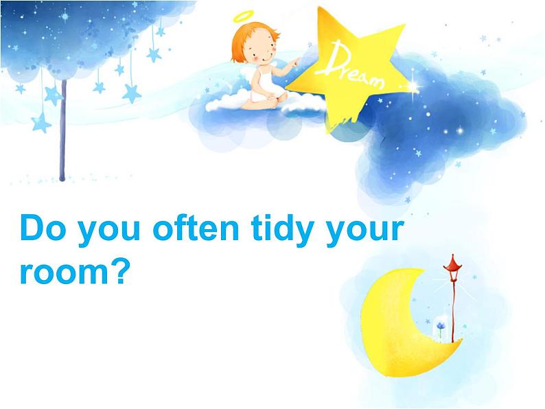 外研版(一年级起点)小学六年级英语上册Module 8 Unit 1 Do you often tidy your bed? 课件第1页