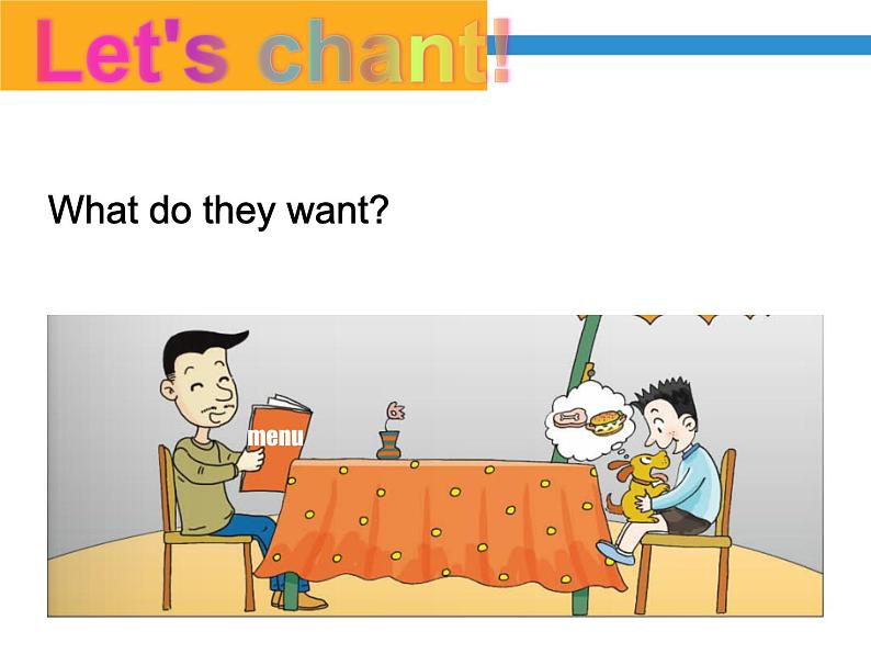 外研版(一年级起点)小学六年级英语下册Module 1 Unit 2 What do you want to eat? 课件03