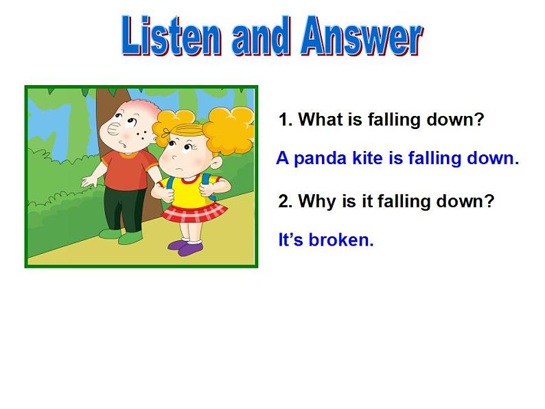 外研版(一年级起点)小学六年级英语下册Module 4 Unit 2 The apples are falling down the stairs! 课件02