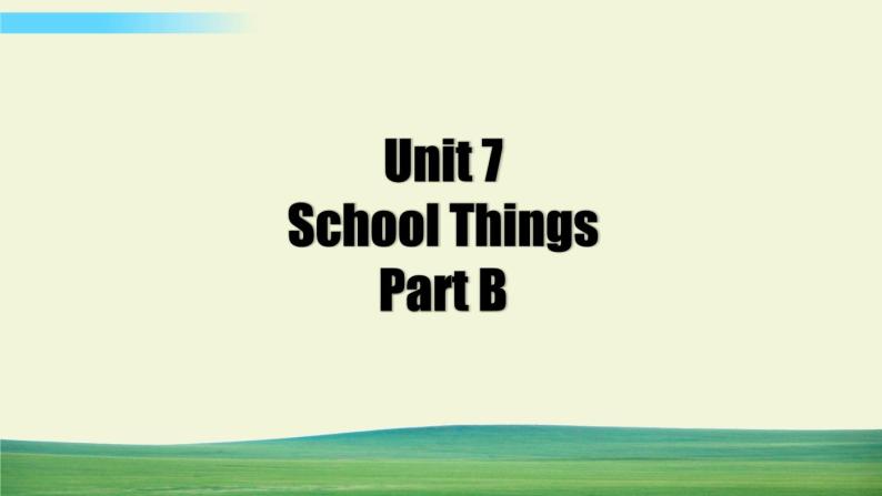 闽教版英语三年级上册Unit7 PareB 课件课件+教案+导学案+素材01