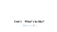 小学英语人教版 (PEP)五年级上册Unit 1 What's he like? Part A课前预习课件ppt