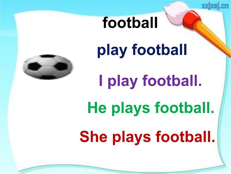 外研版(一年级起点)小学二年级英语上册 Module 8 Unit 2 Does he play the piano 课件03