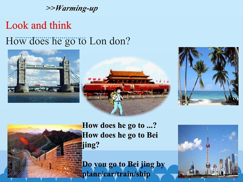 陕旅版(三年级起)小学三年级英语下册 Unit 3 How Do You Come to School 课件第3页