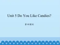 陕旅版（三年级起）小学三年级英语下册 Unit 5 Do You Like Candies    课件2