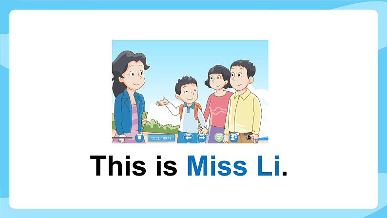 牛津译林版二年级上册英语Unit1She is my aunt Story time课件第8页