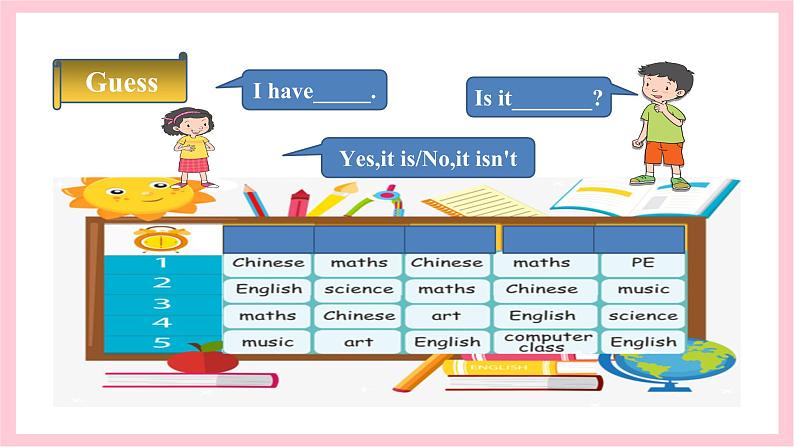 Unit2 My week B read and write 课件第3页