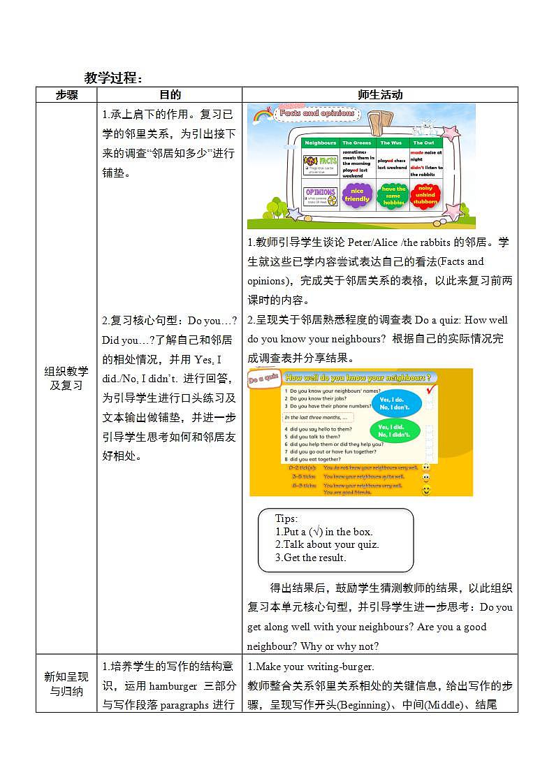 沪教牛津版_(六三制三起)英语六年级上学期 Unit 4《Our neighbours》(3)教案第3页