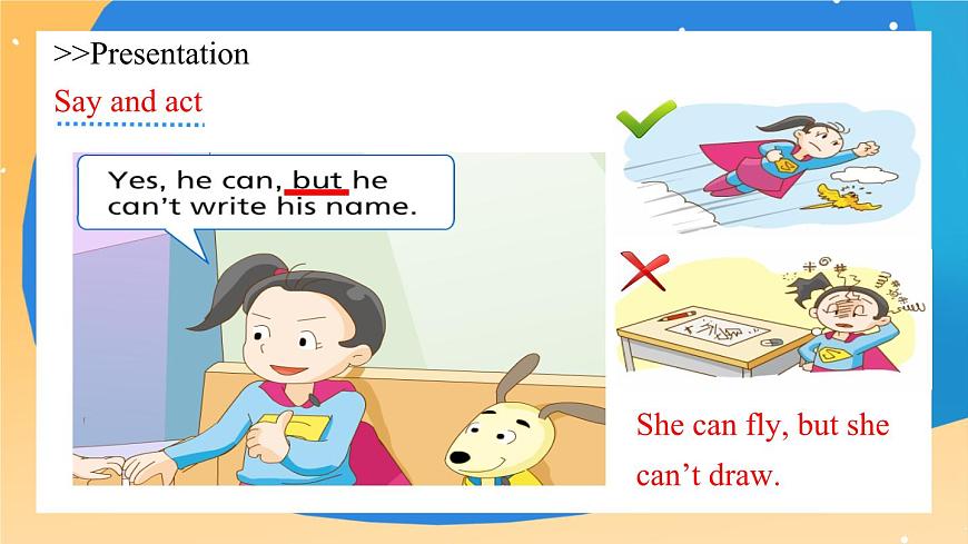 Module 1 Unit 2  Can you swim？  Period 2課件.第7頁