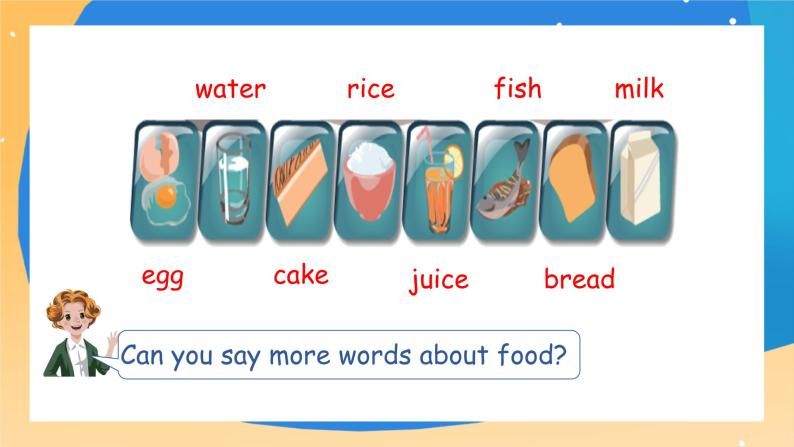 Unit 5 Let's eat  Part B Start to read &C Story time课件+教案+素材07