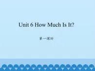 陜旅版（三年級起）小學五年級英語上冊 Unit 6 How Much Is It   課件