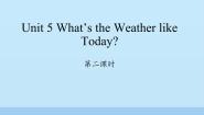 陕旅版五年级下册Unit 5 What's the Weather like Today?说课ppt课件