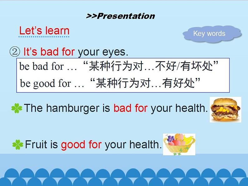 陕旅版(三年级起)小学五年级英语下册 Unit 8 Have a Good Habit 课件2第6页