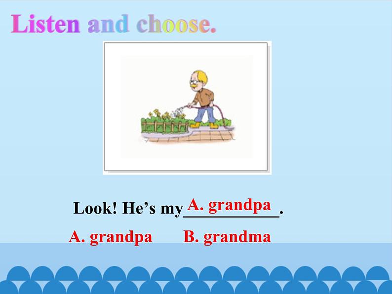 鲁科版(五四制)小学三年级英语上册 Unit 3 Family Lesson 2 课件03