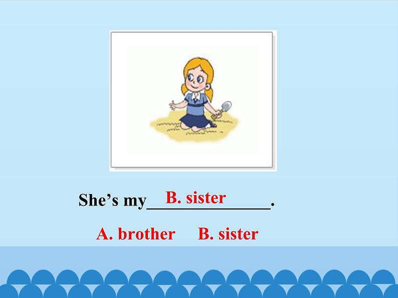 鲁科版(五四制)小学三年级英语上册 Unit 3 Family Lesson 2 课件06