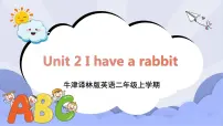 小学英语牛津译林版二年级上册Unit 2 I have a rabbit精品课件ppt