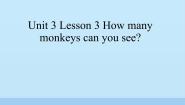 小学Unit 3 AnimalsLesson 3 How many monkeys can you see?教课ppt课件