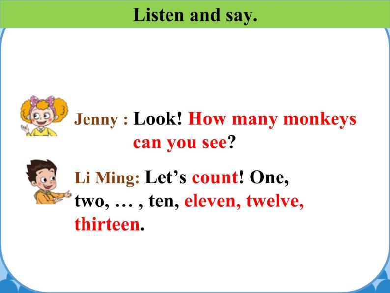 鲁科版（五四制）小学三年级英语下册 Unit 3 Animals  Lesson 3   课件05