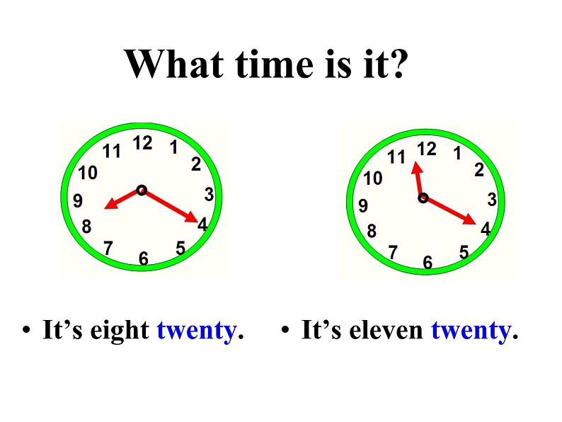 鲁科版(五四制)小学三年级英语下册 Unit 6 Time Lesson 2 课件第2页