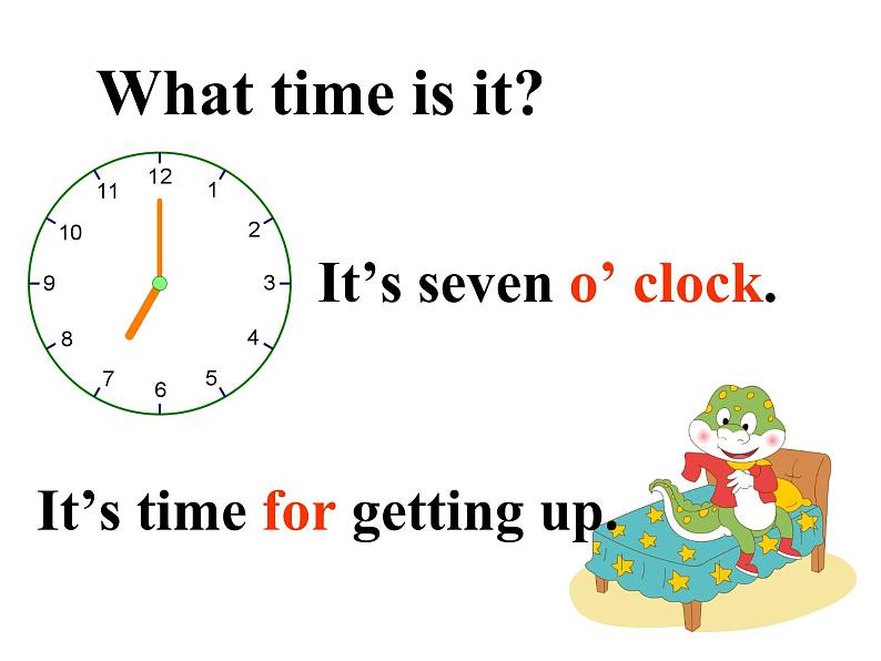 鲁科版(五四制)小学三年级英语下册 Unit 6 Time Lesson 2 课件第3页