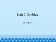 鲁科版（五四制）小学四年级英语上册 Unit 2 Hobbies  Lesson 1   课件