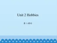 鲁科版（五四制）小学四年级英语上册 Unit 2 Hobbies  Lesson 2   课件