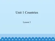 鲁科版（五四制）小学四年级英语下册 Unit 1 Countries  Lesson 3   课件