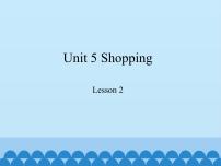 小学鲁科版 (五四制)Unit 5 ShoppingLesson 2 Do you have schoolbags?教学演示课件ppt