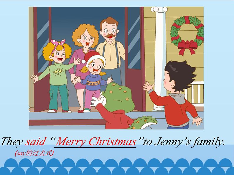 鲁科版(五四制)小学五年级英语上册 Unit 6 Christmas Lesson 3 课件第7页