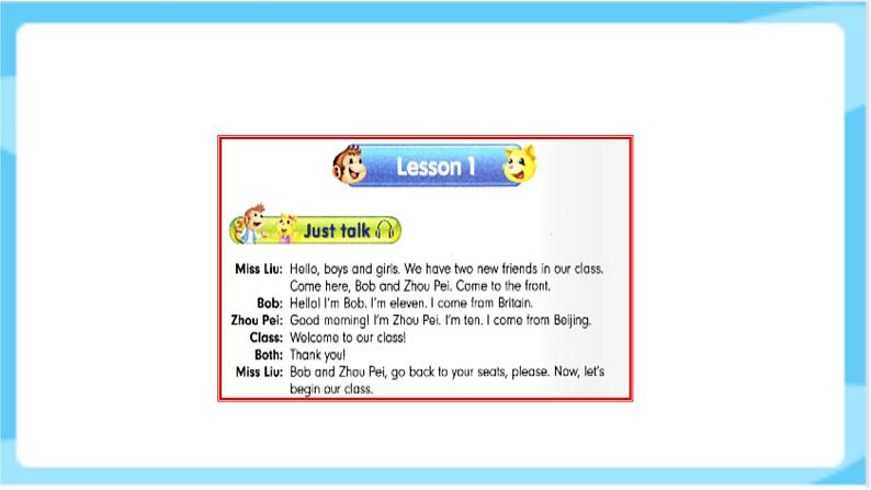 人教精通版五年级上册英语Unit1 We have new friends. lesson1 课件+教案+练习08