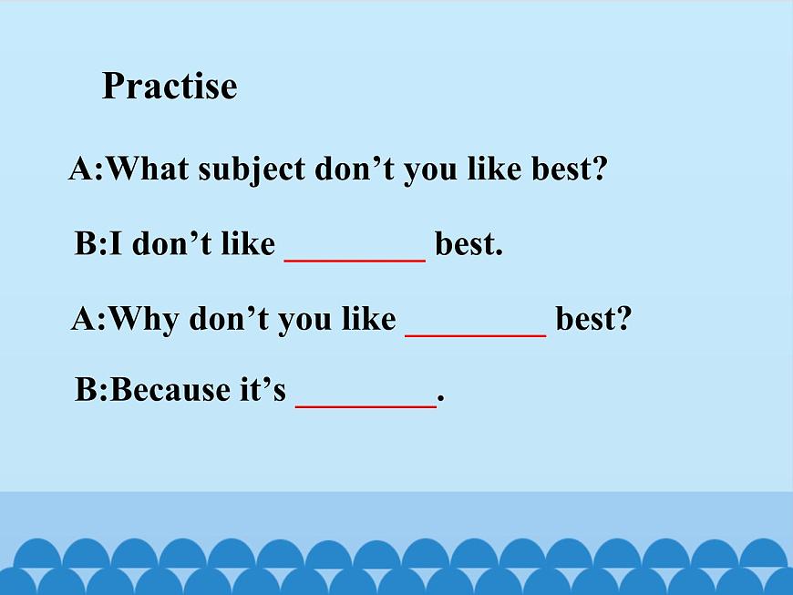川教版(三年級起點)小學五年級英語上冊Unit1 Lesson 3 What Subject Do You Like Best 課件第8頁