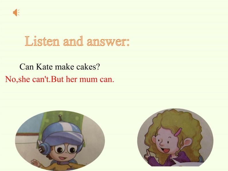科普版（三年级起点）小学英语三年级下册 Lesson 7   Can you make cakes   课件04