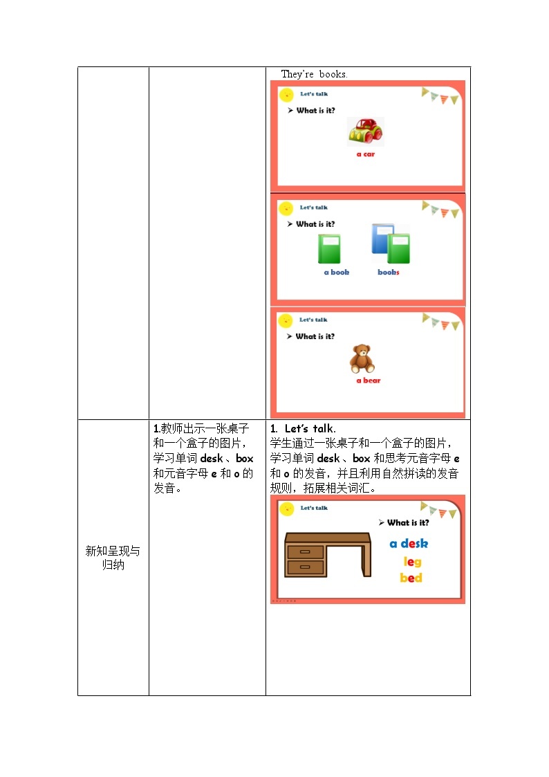 沪教牛津版（一起） 小学英语 二年级上册 unit 8 In my room 教案（5课时）02