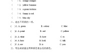 小学英语Lesson O What Colour?优秀测试题