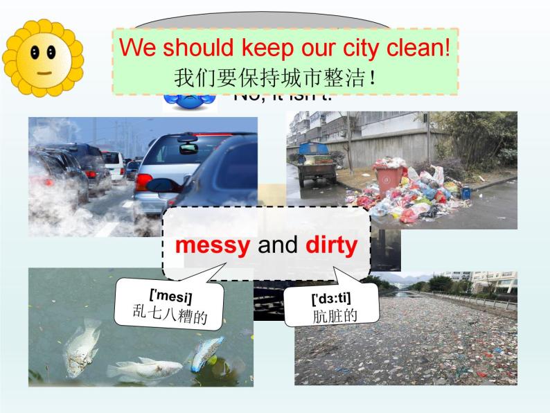 牛津译林版小学六年级英语上册 Unit 6 Keep our city clean   课件105