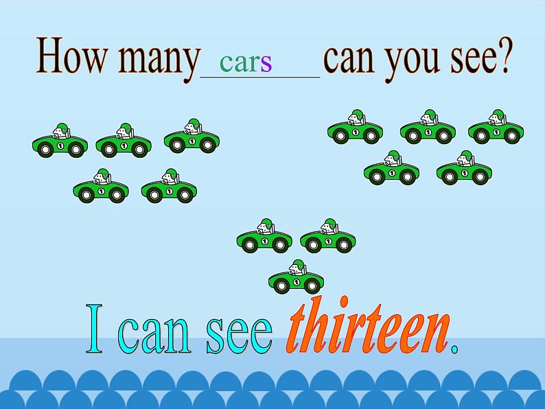 科普版(三年级起点)小学英语四年级上册 Lesson 9 How many horses can you see 课件第5页