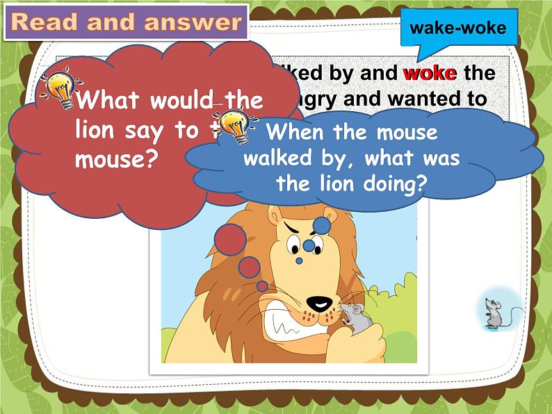 牛津译林版小学六年级英语下册 Unit 1 The lion and the mouse 课件107