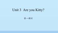 小学英语沪教牛津版(六三制三起)三年级上册Unit 3 Are you Kitty?教案配套课件ppt