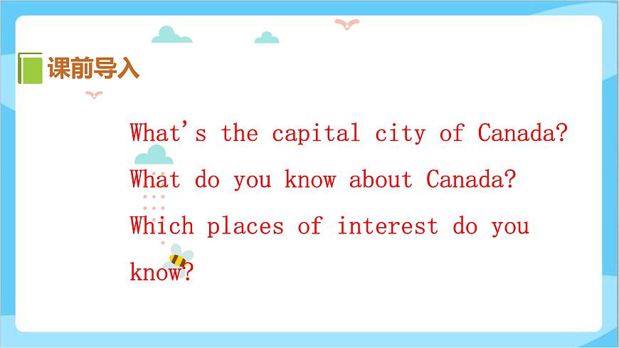 五年級(jí)上冊(cè)英語課件-Lesson8 Canada  冀教版第3頁(yè)