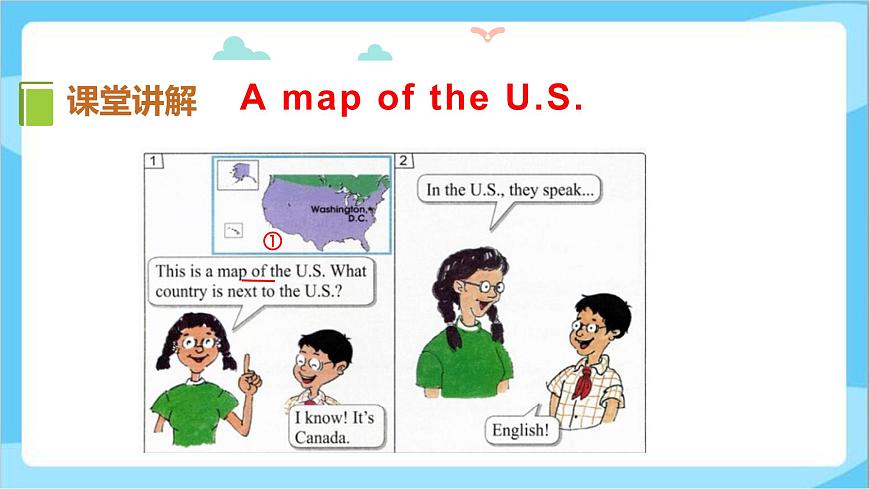 五年級(jí)上冊(cè)英語(yǔ)課件-Lesson9 The U.S.  冀教版第4頁(yè)